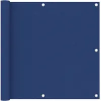 vidaXL Balkonscherm 90x600 cm oxford stof blauw