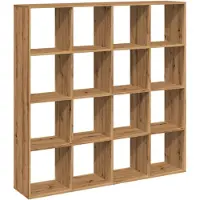 vidaXL Boekenkast 102x29x143 cm bewerkt hout artisanaal eikenkleur