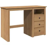 vidaXL Bureau PANAMA 112x45x75 cm massief grenenhout