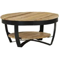 vidaXL Salontafel 65x32 cm massief ruw mangohout