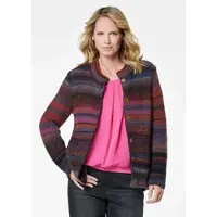 Goldner Vest Multicolor wollen jas met opstaande kraag