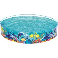 Bestway Zwembad Snapset 244x46cm Blauw blauw Kunststof Zwembaden