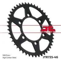 JT Sprockets 520 Jtr735.46 Steel Achtertandwiel