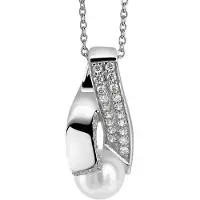 Orphelia Dames 925 Sterling Zilveren Ketting met Hanger - Zilver ZH-4821/1
