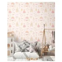 A.S. Création ONCE UPON A TIME…. BEHANG | Sprookjesachtig - Beige Crème Roze - Lilly & Luis
