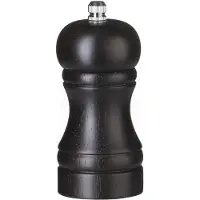Hendi Houten zoutmolen – donker hout – keramisch maalmechanisme – Ø50x(H)113mm