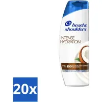 Head & shoulders 20 x - Anti-Roos Shampoo - Intense Hydration - Met Kokosolie - 285 ml - Anti-roos Shampoo - Roosvrij Haar - Gezonde Hoofdhuid - Kokosolie Shampoo - Hydraterend Shampoo