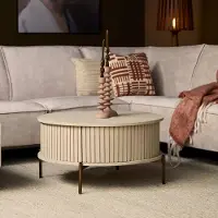 Starfurn - Salontafel Madison - Beige - 80x80x40 cm