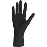Nitrex GP0032 Wegwerphandschoenen Nitril Ongepoederd Zwart Small (S) 100 Stuks