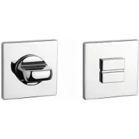 Aprile | Prestige WC garnituur rozet | 52x52x5mm | Chroom gepolijst Toilet Rozet
