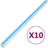 vidaXL Kabelgoot zelfklevend 33x33 mm 10 m PVC