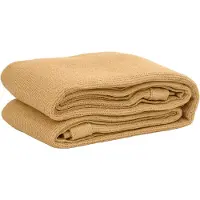 vidaXL Tenttapijt 250x500 cm HDPE zandkleurig
