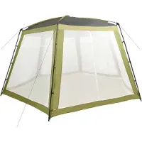 vidaXL Zwembadtent 590x520x250 cm stof groen