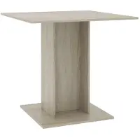 vidaXL Eettafel 80x80x75 cm spaanplaat sonoma eikenkleurig