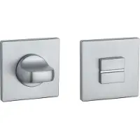 Aprile | Prestige WC garnituur rozet | 52x52x5mm | Chroom mat