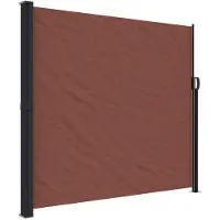 vidaXL Windscherm uittrekbaar 180x500 cm bruin