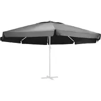 vidaXL Vervangingsdoek voor parasol 610 cm antracietkleurig