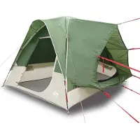 vidaXL Autotent 4-persoons waterdicht groen