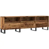 vidaXL Tv-meubel 150x30x44,5 cm bewerkt hout oud houtkleurig