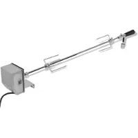 vidaXL Bbq draaispit met professionele motor staal 1200 mm