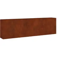 vidaXL Plantenbak verhoogd 280x40x80 cm cortenstaal