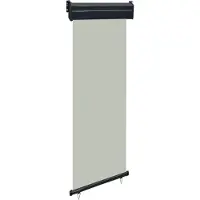 vidaXL Balkonscherm 65x250 cm grijs