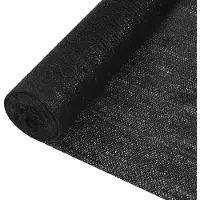 vidaXL Privacynet 150 g/m² 1,2x10 m HDPE zwart