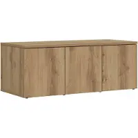 vidaXL Tv-meubel 80x34x30 cm bewerkt hout artisanaal eikenkleur