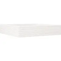 vidaXL Plantenbak 110x110x23 cm massief grenenhout wit