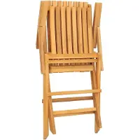vidaXL Tuinstoelen 4 st inklapbaar 61x67x90 cm massief teakhout