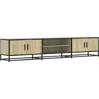 vidaXL Tv-meubel 210x35x41 cm bewerkt hout sonoma eikenkleurig