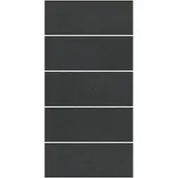 vidaXL Vijvergrondzeil 550 x 280 x 0,1 cm Rechthoekig Zwart