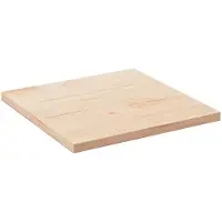 vidaXL Tafelblad 80x80x2,5 cm massief grenenhout vierkant