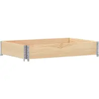 vidaXL Plantenbak 120x80 cm massief grenenhout
