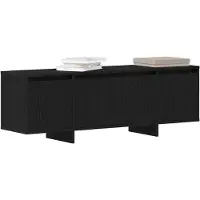 vidaXL TV Kast 120 x 30 x 40,5 cm Zwart Eiken Bewerkt hout