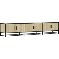 vidaXL Tv-meubel 210x35x41 cm bewerkt hout sonoma eikenkleurig