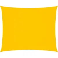 vidaXL Zonnescherm rechthoekig 3x4 m oxford stof geel