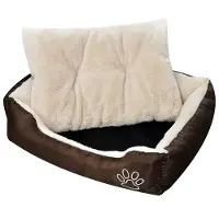 vidaXL Hondenbed bruin en beige XXL online kopen