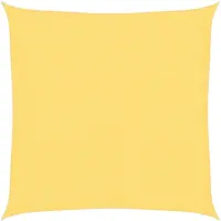 vidaXL Zonnescherm HDPE vierkant beige 3,6x3,6 m