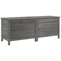 vidaXL Tuinbox 150x50x56,5 cm massief vurenhout antracietkleurig