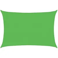 vidaXL Zonnezeil 160 g/m² 3x5 m HDPE lichtgroen