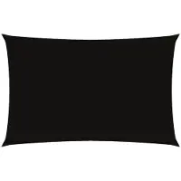 vidaXL Zonnescherm rechthoekig 5x8 m oxford stof zwart