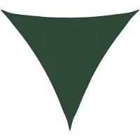 vidaXL Zonnezeil 160 g/m² 4,5x4,5x4,5 m HDPE donkergroen