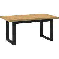 vidaXL Eettafel NOAIN, U-vormige poten, 160x90x75 cm, massief grenenhout