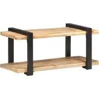 vidaXL Tv-meubel 90x40x40 cm ruw mangohout