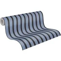 A.S. Création Panel behang blauw metallic 786273, BRICOFLOR.NL