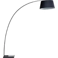 Beliani BENUE - Staande lamp - Zwart - Metaal