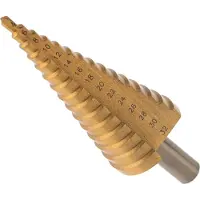 MarPol Stappenboor 4-32mm HSS Titanium - Trappenboor - Verzinkboor