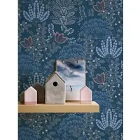 Living Walls Famous Garden - Blauw - 393494