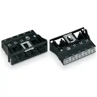 Wago Winsta Midi 770 5-Pool Snap-In Socket Zwart - 770-705 [2 Stuks]